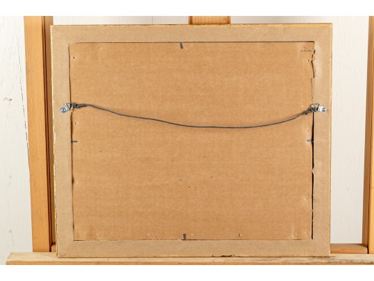 In The Manner Of Childe Hassam Watercolor Of St. Petersburg, Florida Coastal Landscape