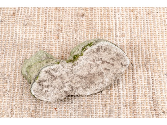 Vintage Lying Cement Cat