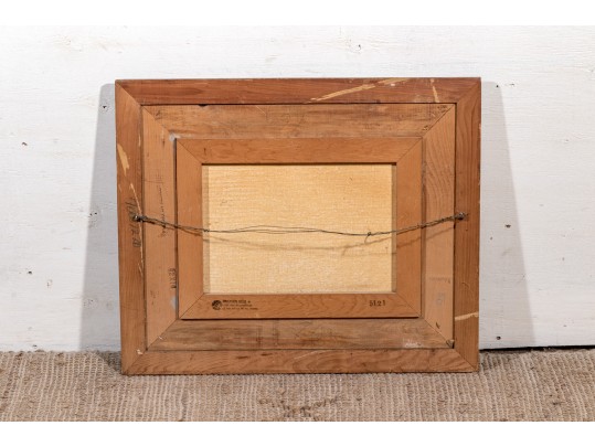 Oil On Canvas, Country Landscape With Farmstead