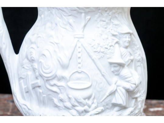 Set Of 3 Well Detailed Ceramic Water Pitchers