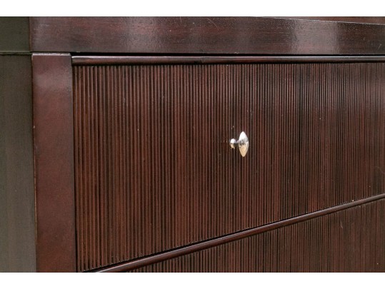 Impressive Barbara Barry Collection For Baker Mahogany Armoire Cabinet
