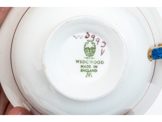 Collection Of Eight Vintage Tea Cups And Saucers, Mostly English