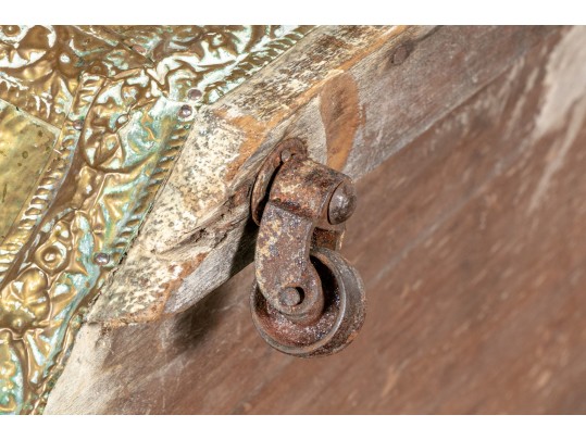 Antique Brass Clad Tinder Box