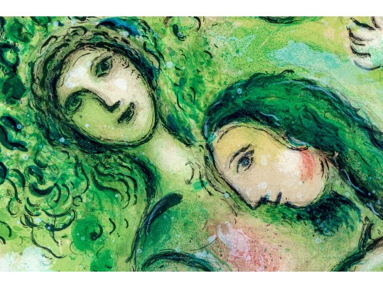 Marc Chagall, Romeo Et Juliette (1964) Poster By Sorlier