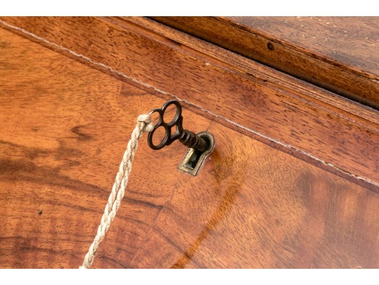 Vintage Walnut Slant Front Desk By Sligh Furniture 