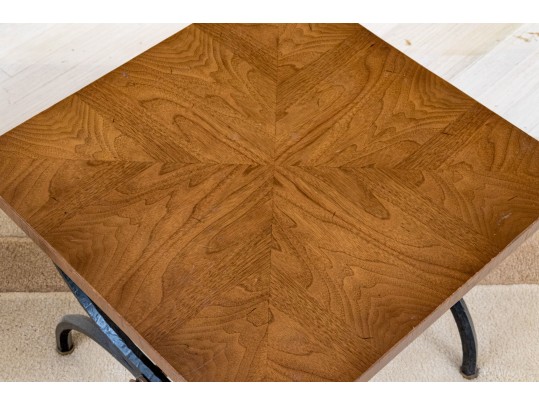 Pair Of Good Looking Vintage Campaign Style End Tables 