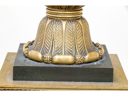 Impressive Late 19th Century Column Form Table Lamp