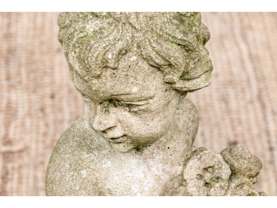 Vintage Cement Set Of Four Seasons, 20