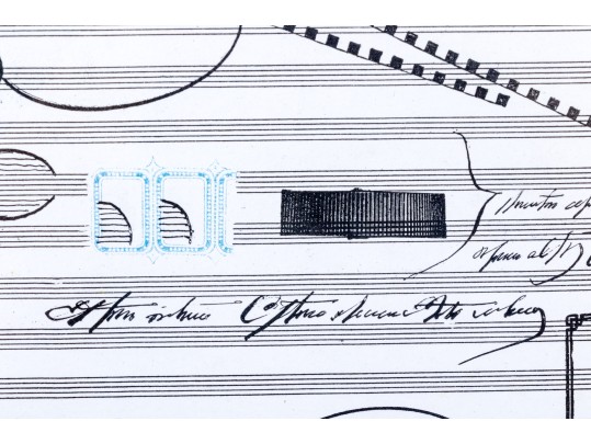 Saul Steinberg Design (Rom/Am., 1914-1999) Nuits De La Foundation Maeght Music Festival 1970 Poster