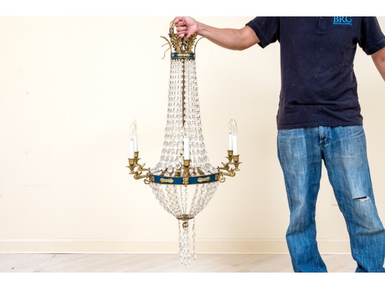 Vintage Crystal Chandelier 