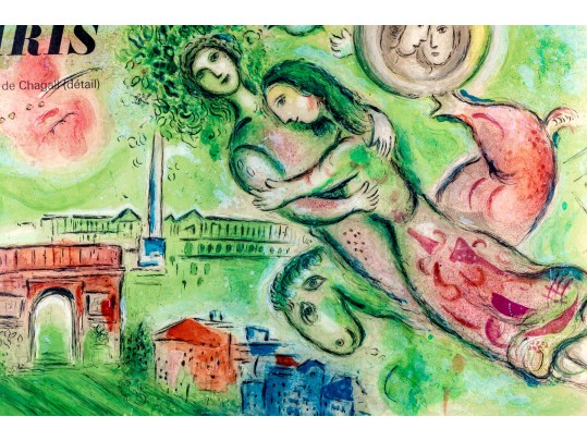 Marc Chagall, Romeo Et Juliette (1964) Poster By Sorlier