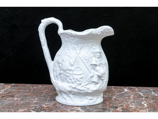 Set Of 3 Well Detailed Ceramic Water Pitchers