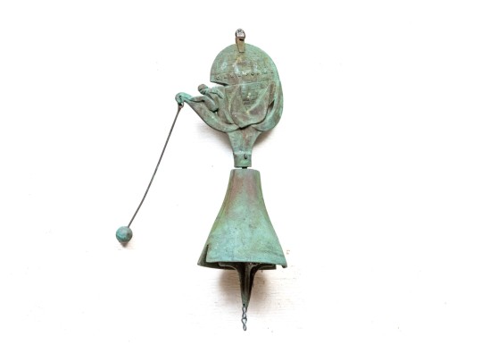 PAOLO SOLERI FOR ARCOSANTI BRONZE WIND BELL 