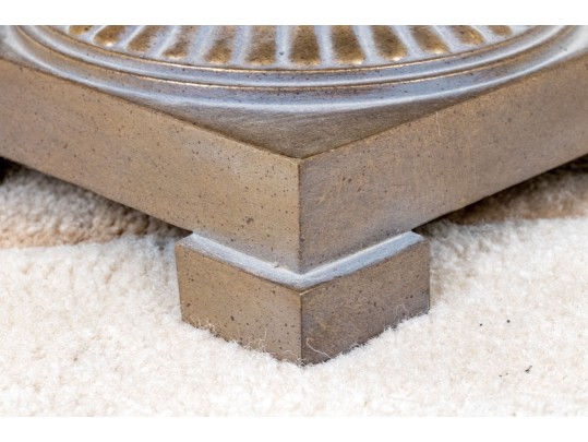 Vintage Art Deco Style Metal Vase