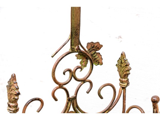 Modern Light Wrought Iron Storage Basket