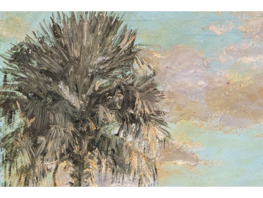 Attributed To: CHARLES Wysocki, Oil On Canvas, Geese In Flight