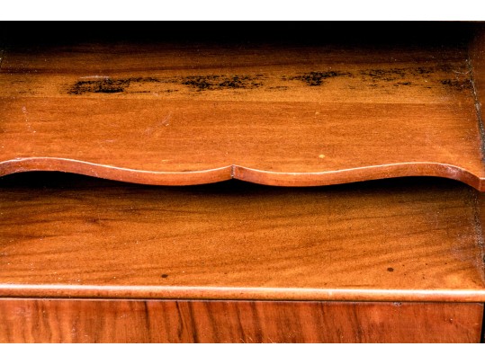 Vintage Walnut Slant Front Desk By Sligh Furniture 