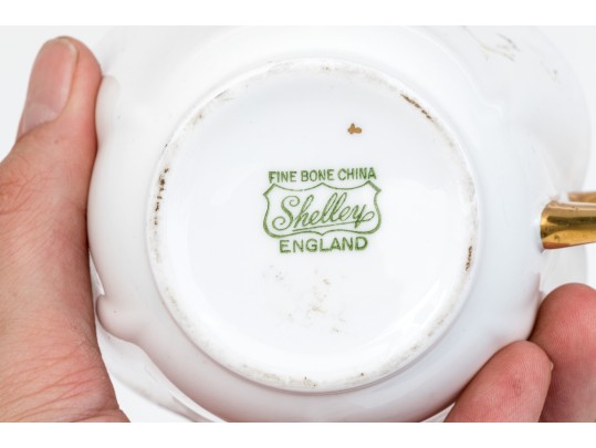 Shelly Five Piece White China Lot