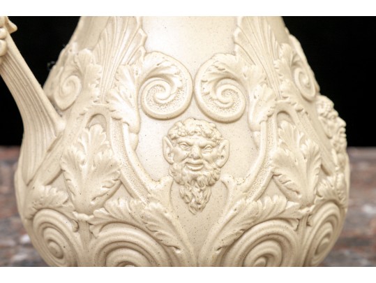 Set Of 3 Well Detailed Ceramic Water Pitchers