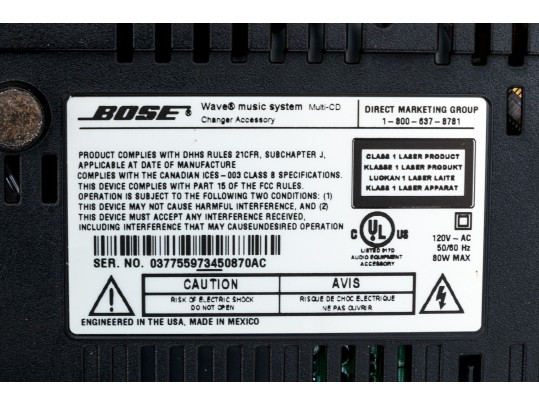 Bose Wave Radio And CD System