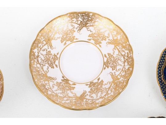 Collection Of Eight Vintage Tea Cups And Saucers, Mostly English