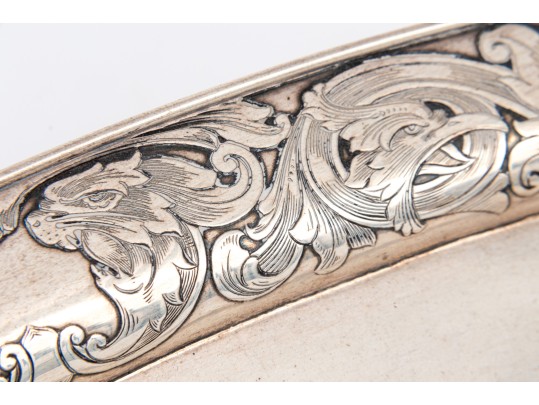 Antique Gorham Sterling Silver Dresser Tray    4.97 Troy Ozs.