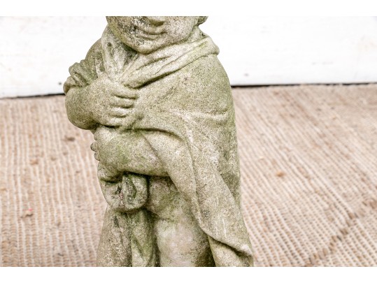 Vintage Cement Set Of Four Seasons, 20