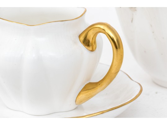 Shelly Five Piece White China Lot