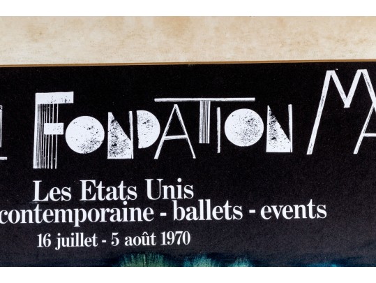 Saul Steinberg Design (Rom/Am., 1914-1999) Nuits De La Foundation Maeght Music Festival 1970 Poster