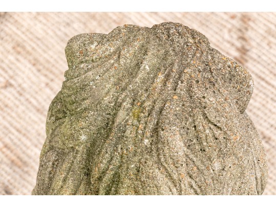 Vintage Seated Cement Lion