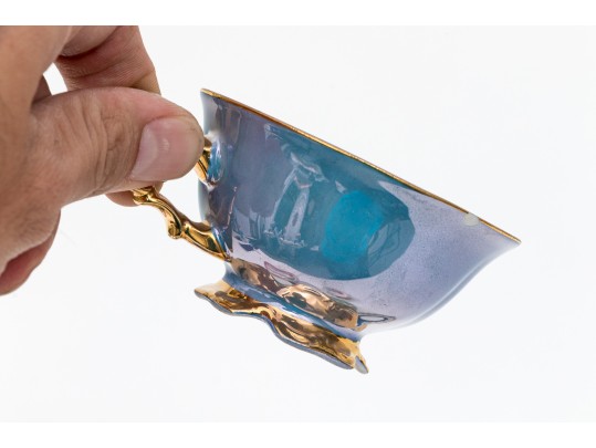 Collection Of Eight Vintage Tea Cups And Saucers, Mostly English