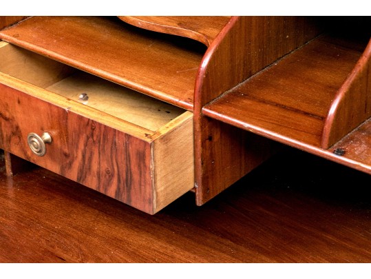 Vintage Walnut Slant Front Desk By Sligh Furniture 