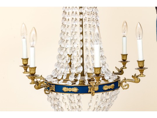 Vintage Crystal Chandelier 