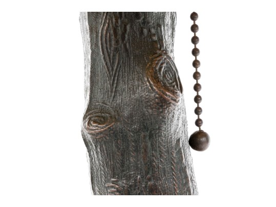 Vintage Six Pannel Slag Glass Lamp, Ca. 1910-30