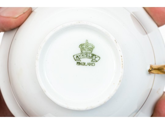 Collection Of Eight Vintage Tea Cups And Saucers, Mostly English