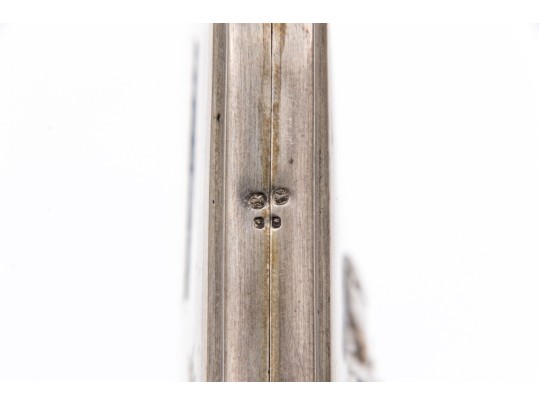 800 Silver Cigarette Case With Portuguese Repousse Decoration    3.345 Troy Ozs. 