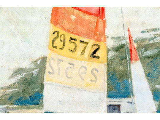 Barbara McClenaughan, 20th Century Oil On Board, 