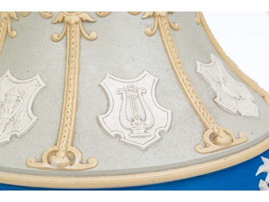 Stunning Mettlach Relief Decorated Ceramic Water Pitcher