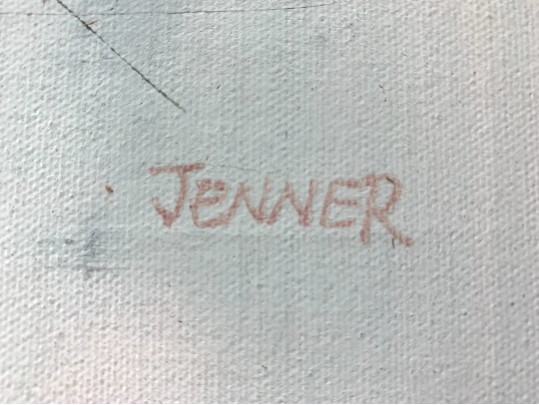 Auguston (Jenner) Da Silva (Brazilian, 20/21st Century) Abstract Cityscape