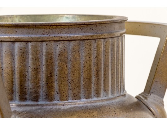 Vintage Art Deco Style Metal Vase