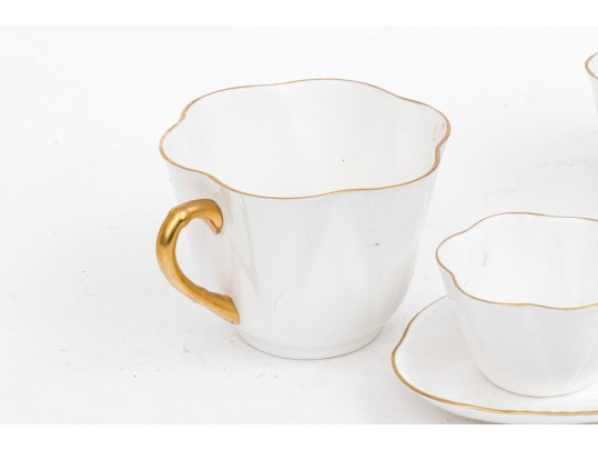 Shelly Five Piece White China Lot