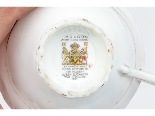 Collection Of Eight Vintage Tea Cups And Saucers, Mostly English