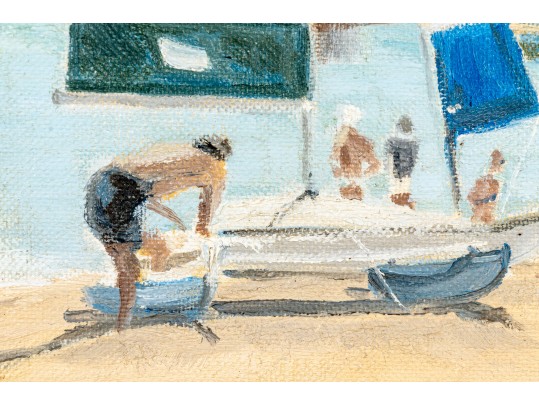 Barbara McClenaughan, 20th Century Oil On Board, 