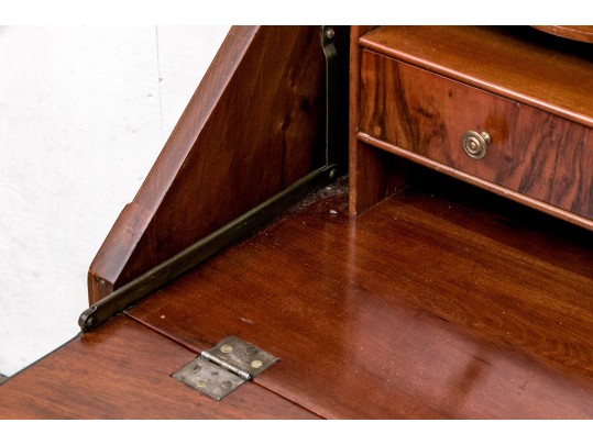 Vintage Walnut Slant Front Desk By Sligh Furniture 