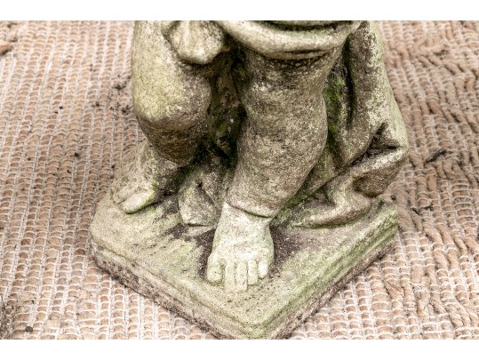 Vintage Cement Set Of Four Seasons, 20