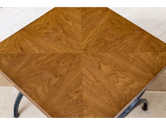 Pair Of Good Looking Vintage Campaign Style End Tables 