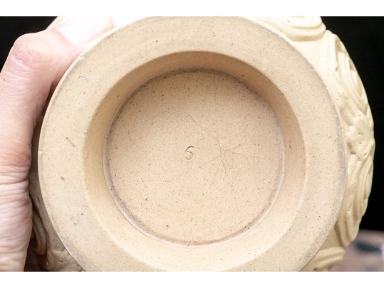 Set Of 3 Well Detailed Ceramic Water Pitchers