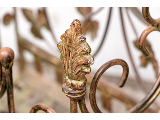 Modern Light Wrought Iron Storage Basket