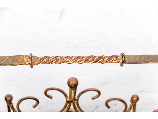 Modern Light Wrought Iron Storage Basket