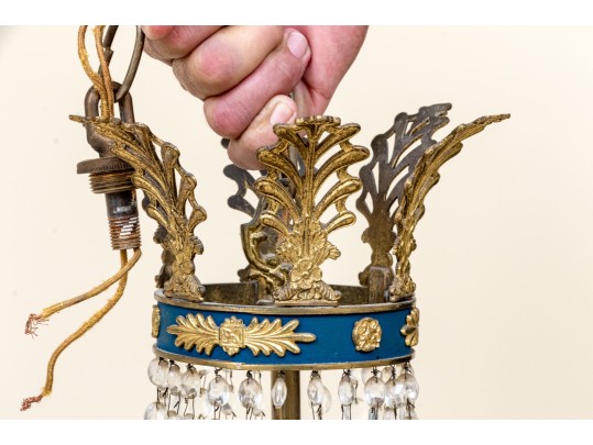 Vintage Crystal Chandelier 